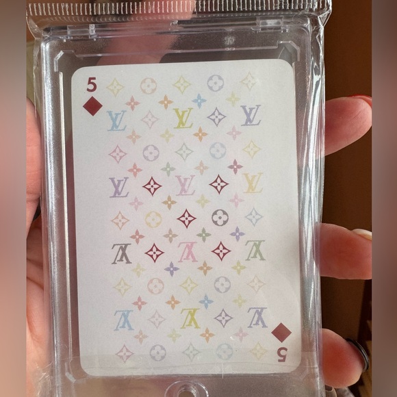 Louis Vuitton Takashi Murakami Playing Card 5 of Diamonds - Picture 1 of 5